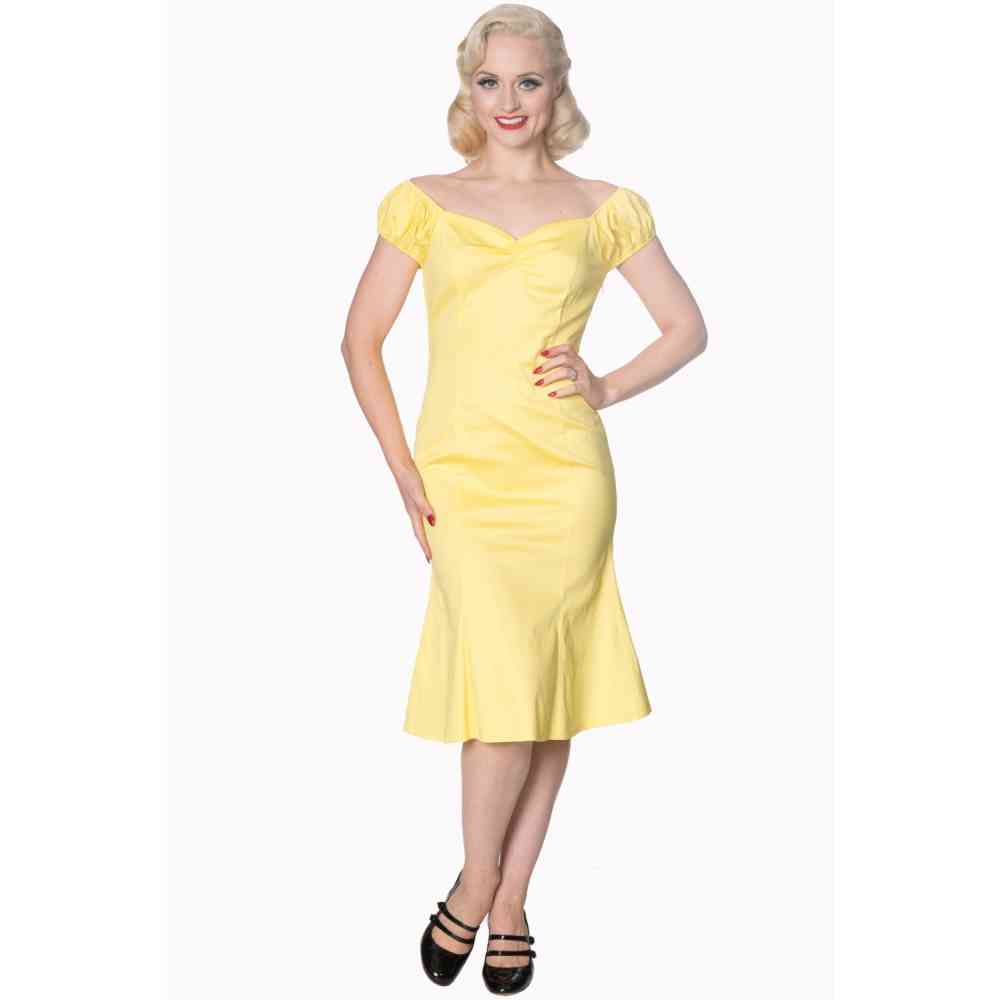 Dancing Days Dancing Days Taylor Pencil dress Yellow Attitude Eur